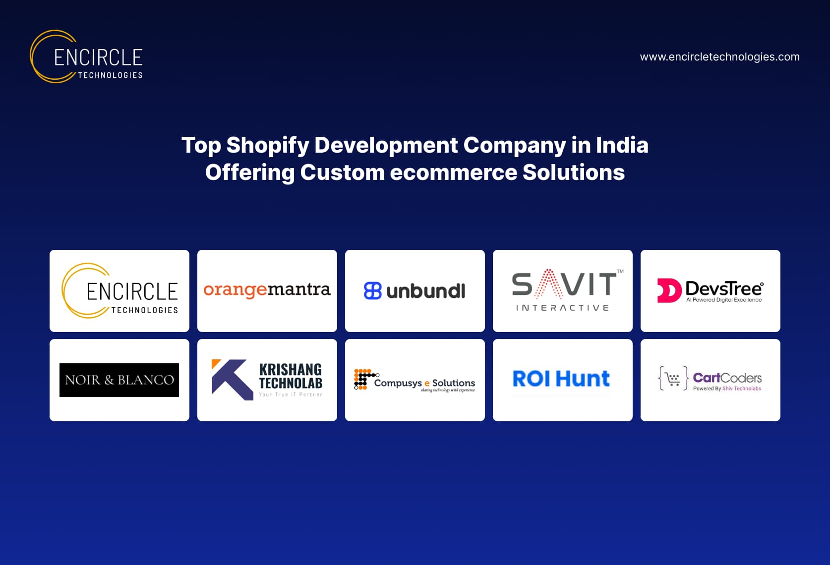 Top Shopify Development Company in India Offering Custom ecommerce Solutions