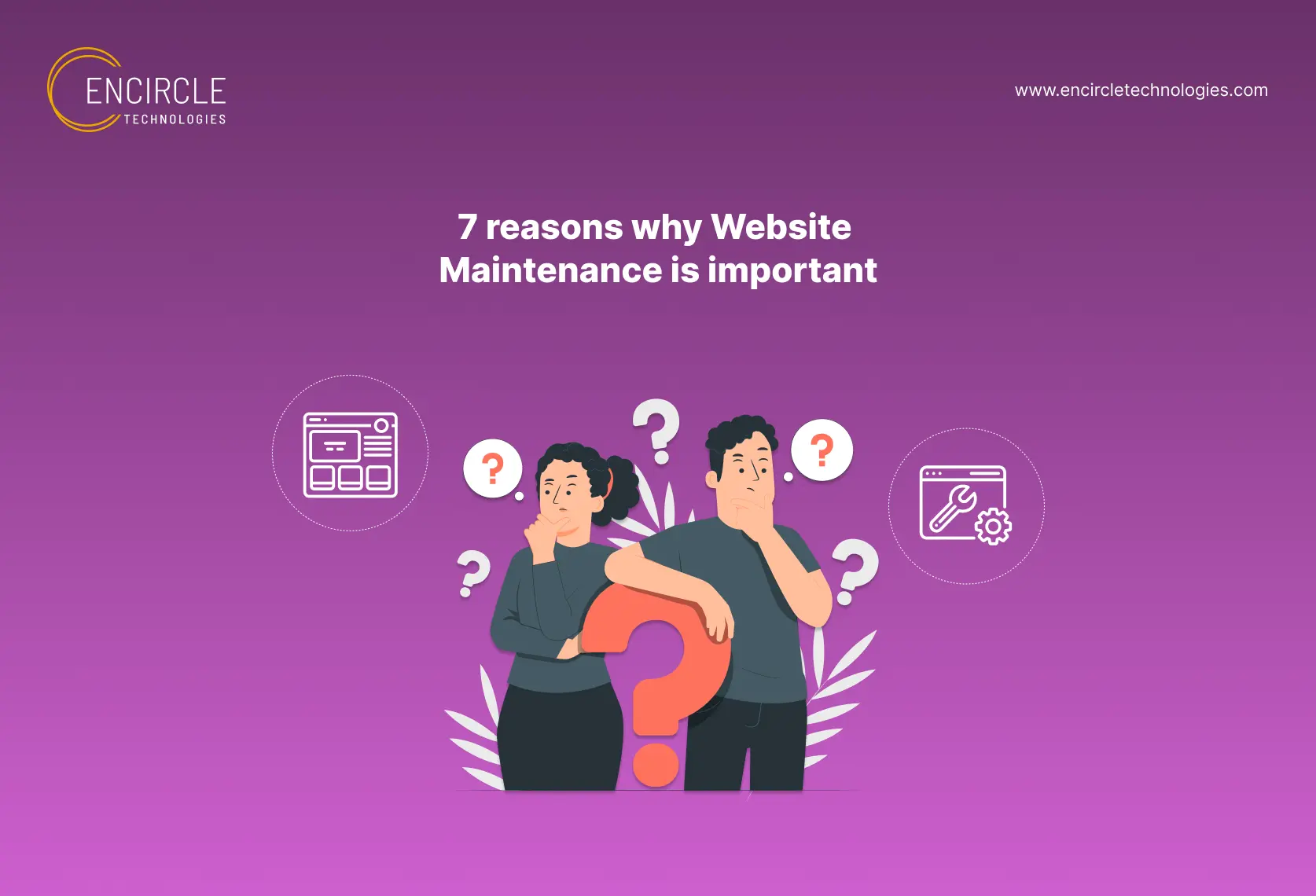 7 reasons why Website Maintenance is important